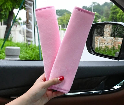 2pcs Seat Belt Covers Car Accessories Accesorios Coche Car Shoulder Pad Seat Belt For Adults Youth Kids Accessories Interior