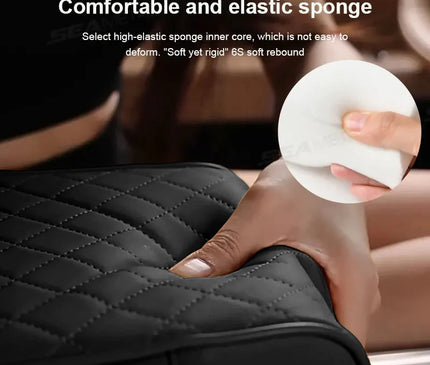 Auto Center Console Armrest Cushion With 2 Cup Holder Armrest Heightening Pad Auto Amrest Pillow Cover Pad for All Seasons